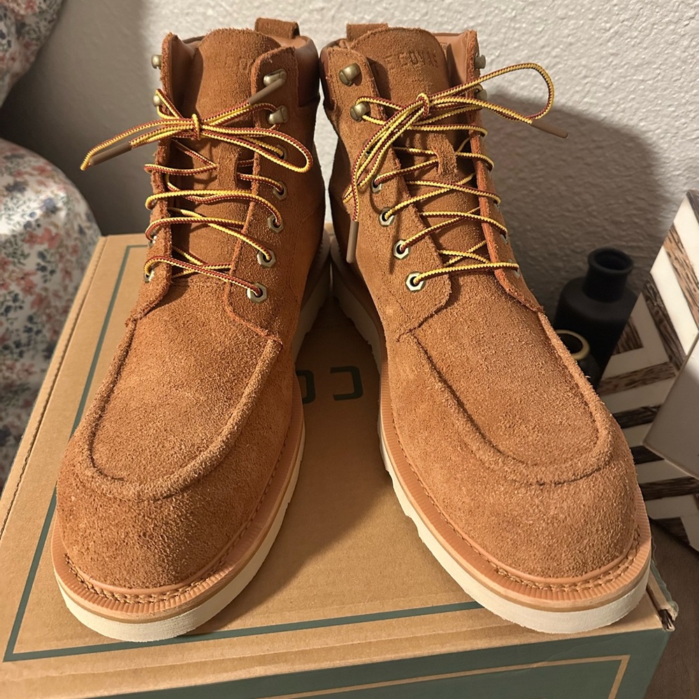 Tecovas Tan Suede Men's Boots